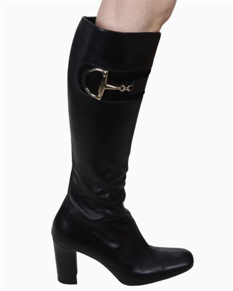 bota da gucci cano alto|gucci ladies boots.